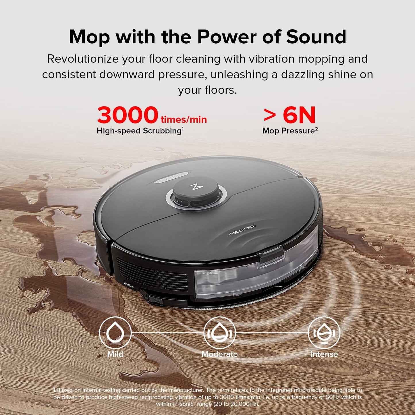 roborock S8 Robot Vacuum and Mop Cleaner, DuoRoller Brush, 6000Pa Suction, ReactiveAI 2.0 Obstacle Avoidance, Sonic Mopping, Auto Lifting Mop, Works with Alexa, Perfect for Pet Hair, Black