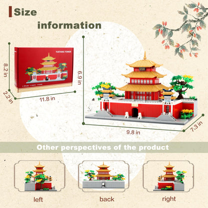 2236 Pcs Micro Building Blocks Asian Architecture Building Set
