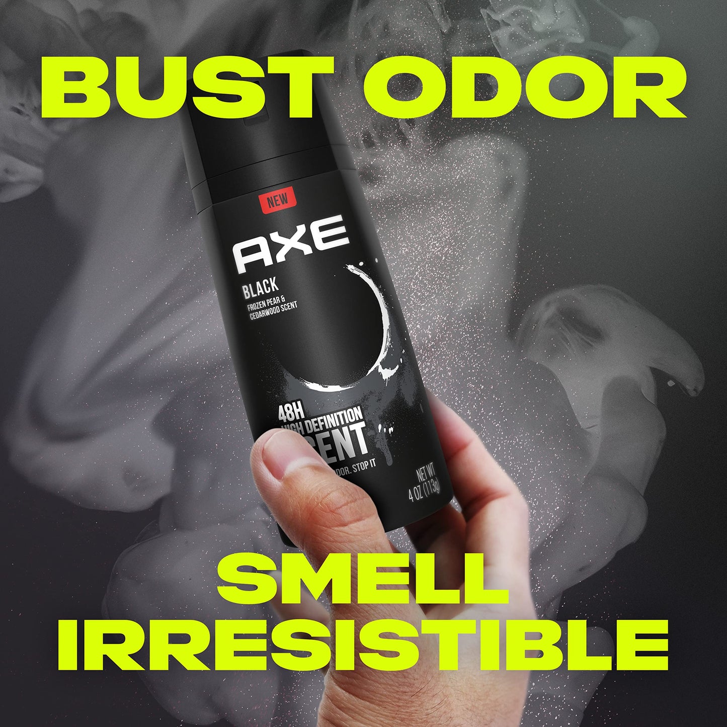 4 Pack AXE Black Body Spray Deodorant