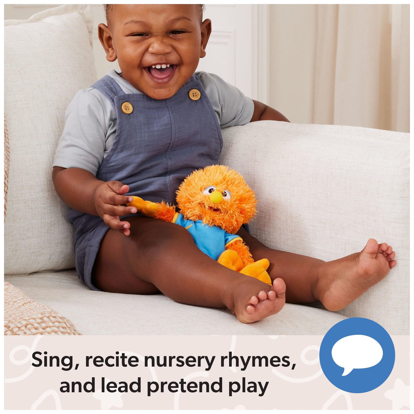 Ms. Rachel 11" Plush Cuddle Doll for Toddlers