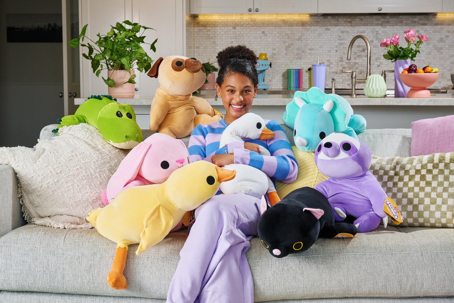 Hug-A-Lumps Goose Weighted Plush Cuddle Toy
