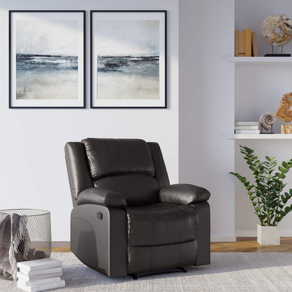 Relax A Lounger Warren Reclining Armchair, Standard, Java