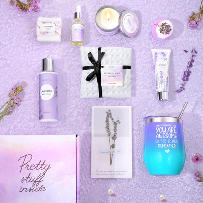 Lavender Spa Gift Set for Women and Moms