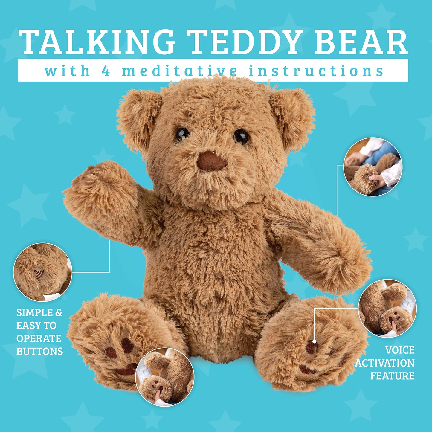 Ultra Soft Plush Teddy Bear with Voice Technology