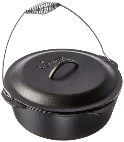 Lodge 9 Quart Cast Iron Dutch Oven with Lid