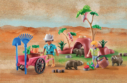Playmobil Wiltopia Wombat Shelter Playset
