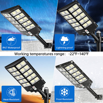 JAYNLT Solar Street Lights with Motion Sensor