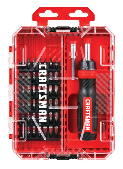 44PC CRAFTSMAN Ratcheting Screwdriver Set