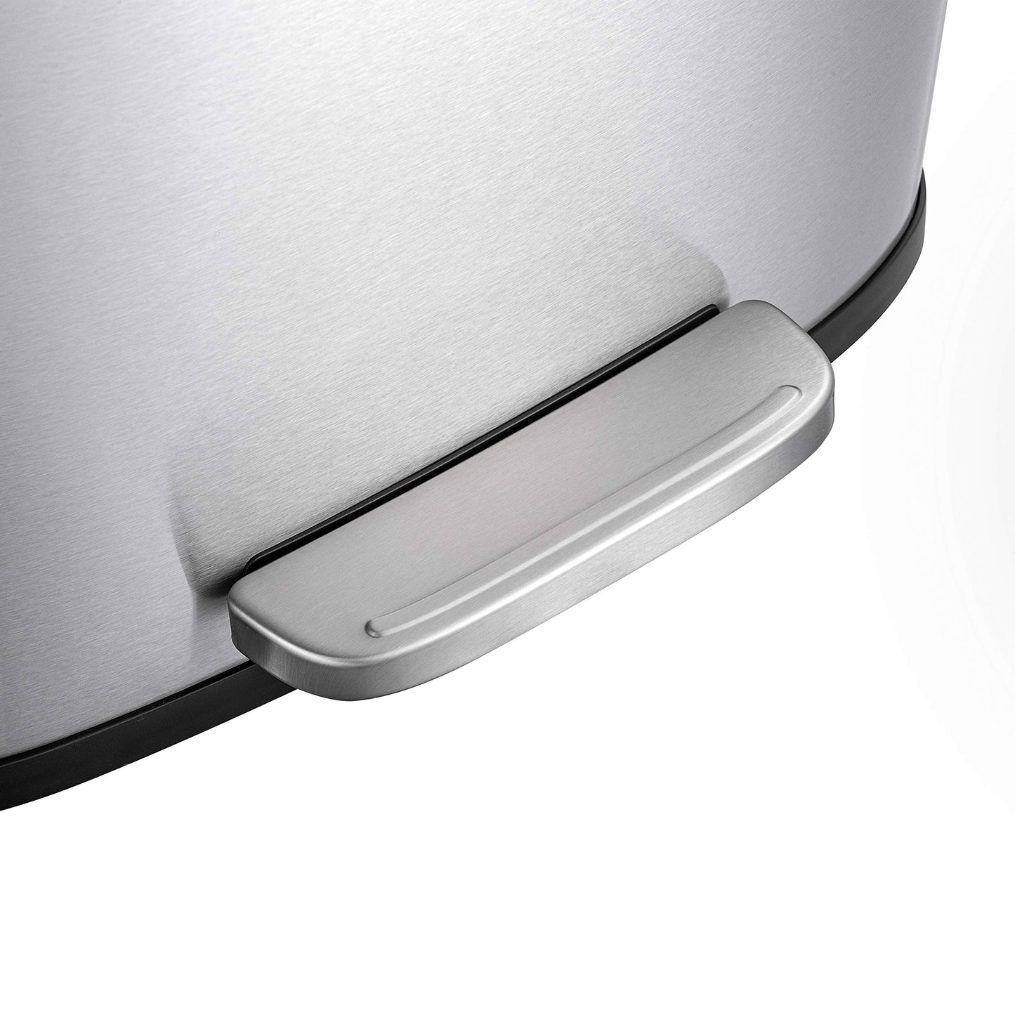 QUALIAZERO 50L Stainless Steel Step Trash Can