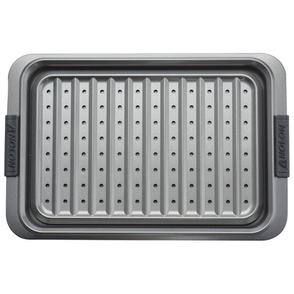 Anolon 2-Piece Steel Crisper Pan Set