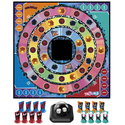 Hasbro Gaming Trouble: Spider-Verse Edition Board Game