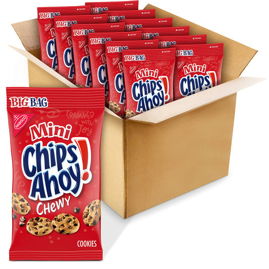 12 Pack Chips Ahoy! Mini Chewy Cookies