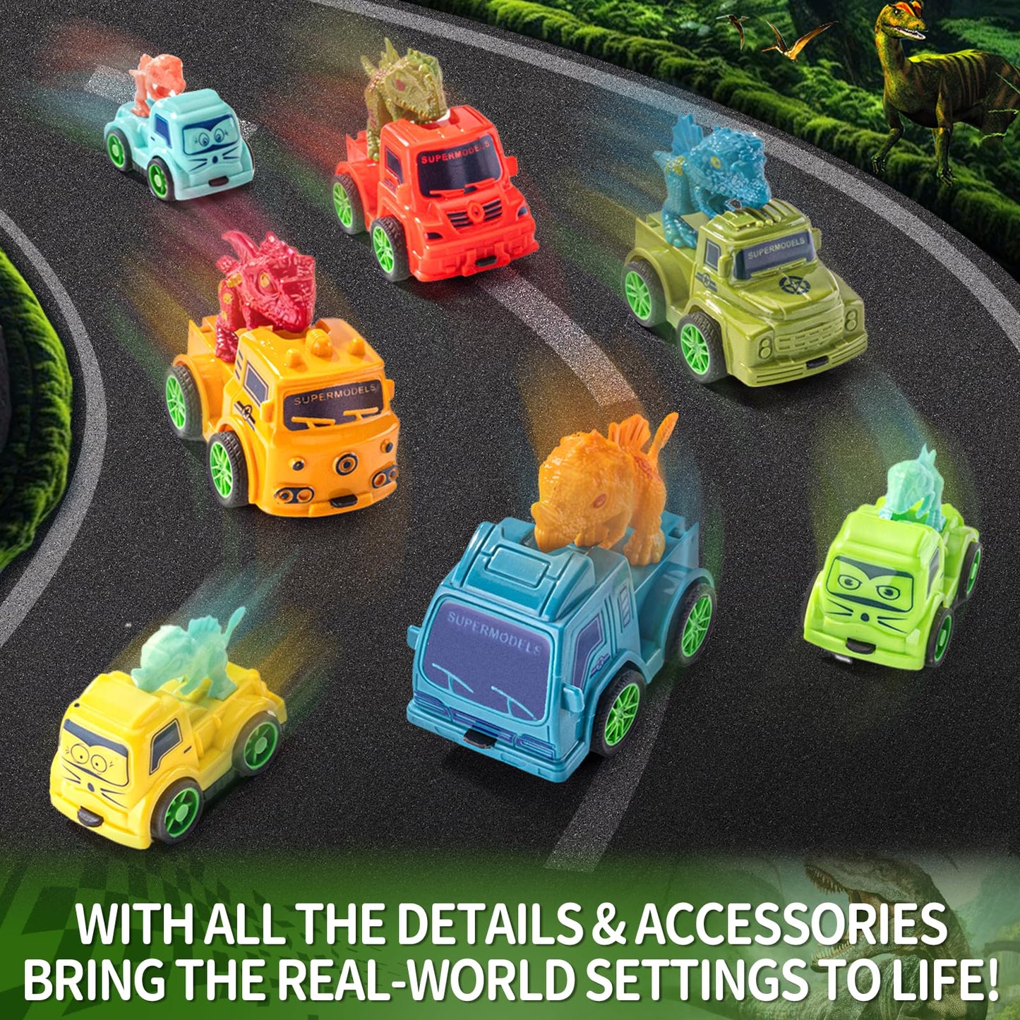 Mini Pull Back Racing Cars Set for Kids