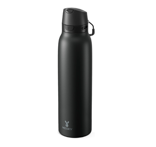 24 oz Slim Insulated Water Bottle with Locking Lid