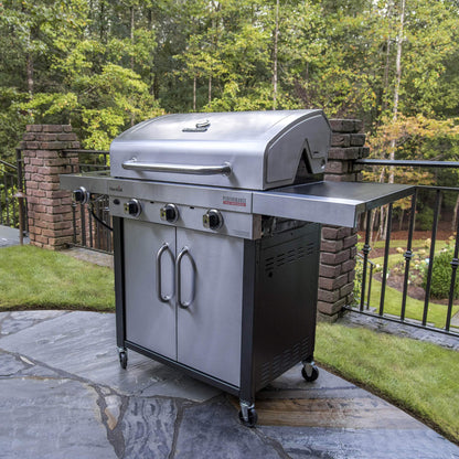Char-Broil 3-Burner Propane Gas Grill with Side Burner