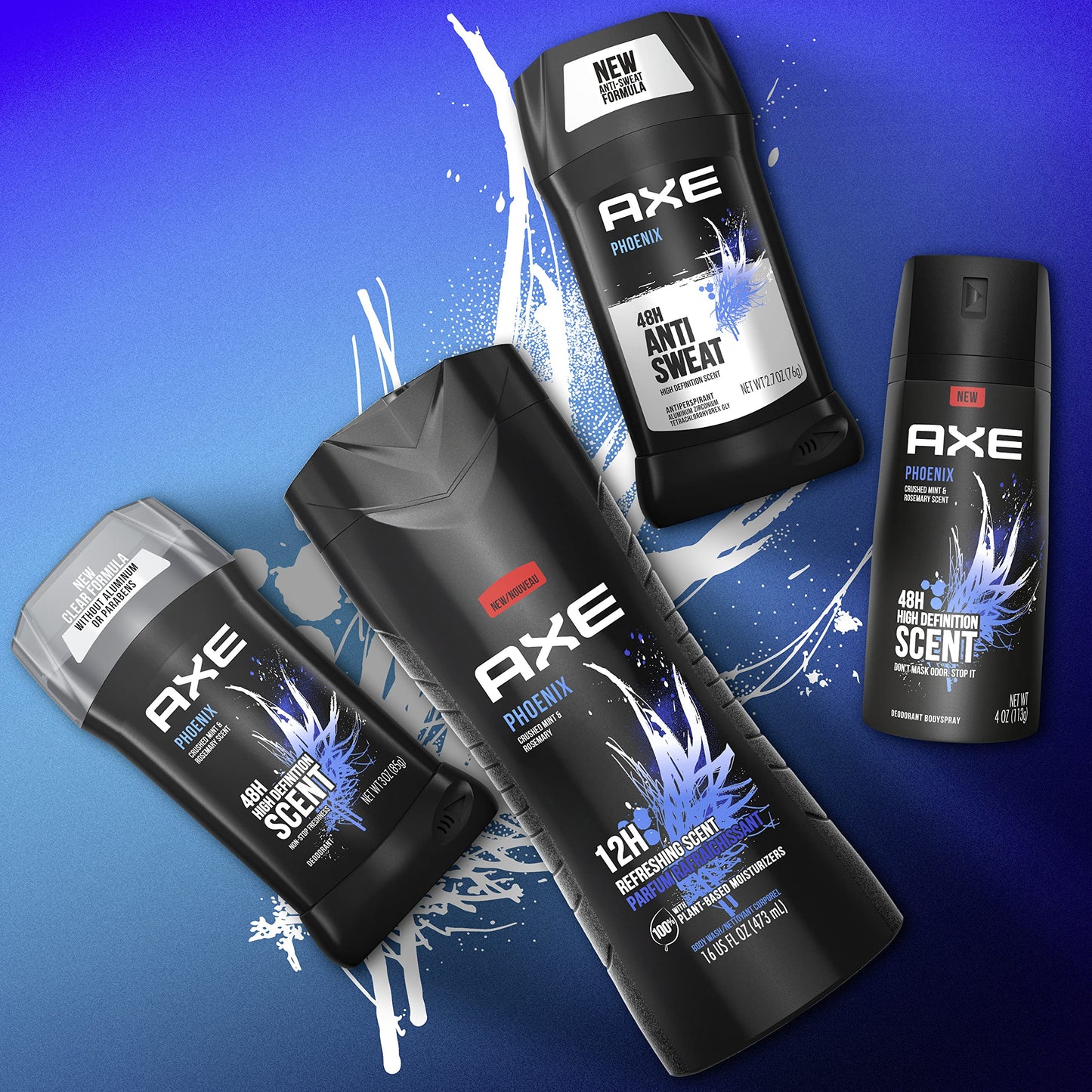 AXE Phoenix Deodorant Spray for Men, 4 Oz