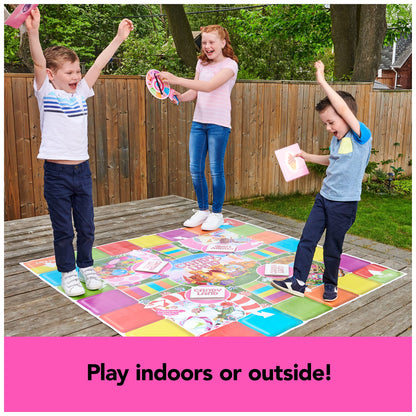 Spin Master Games, Giant Candy Land Game, Activity Game, Kids Party Board Game, Indoor & Outdoor Board Game, Christmas Gifts for Kids, Ages 4+