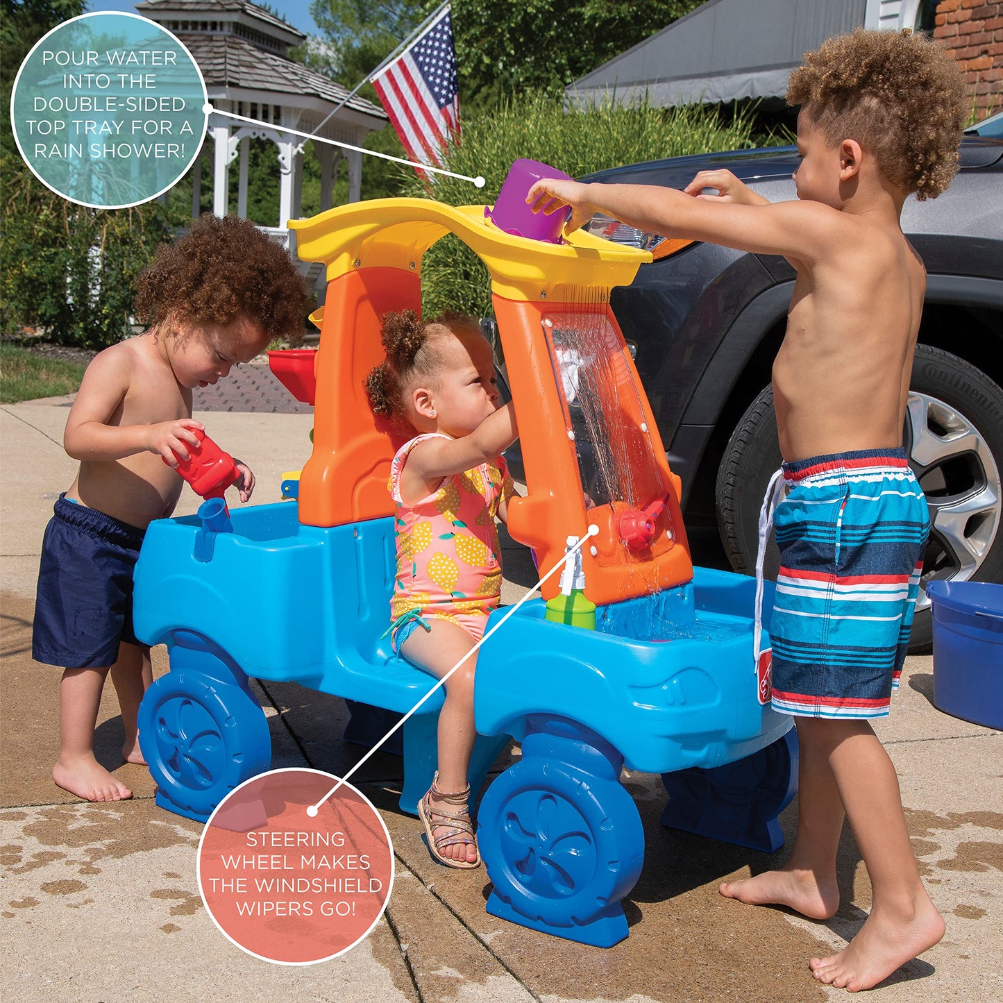 Step2 Car Wash Splash Center Water Table