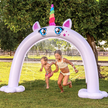 Inflatable Unicorn Sprinkler for Kids Outdoor Fun