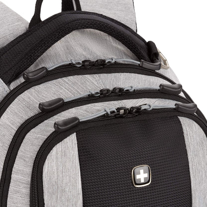SwissGear 18-Inch Laptop Backpack in Heather Grey