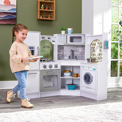 KidKraft Ultimate Wooden Play Kitchen with Lights