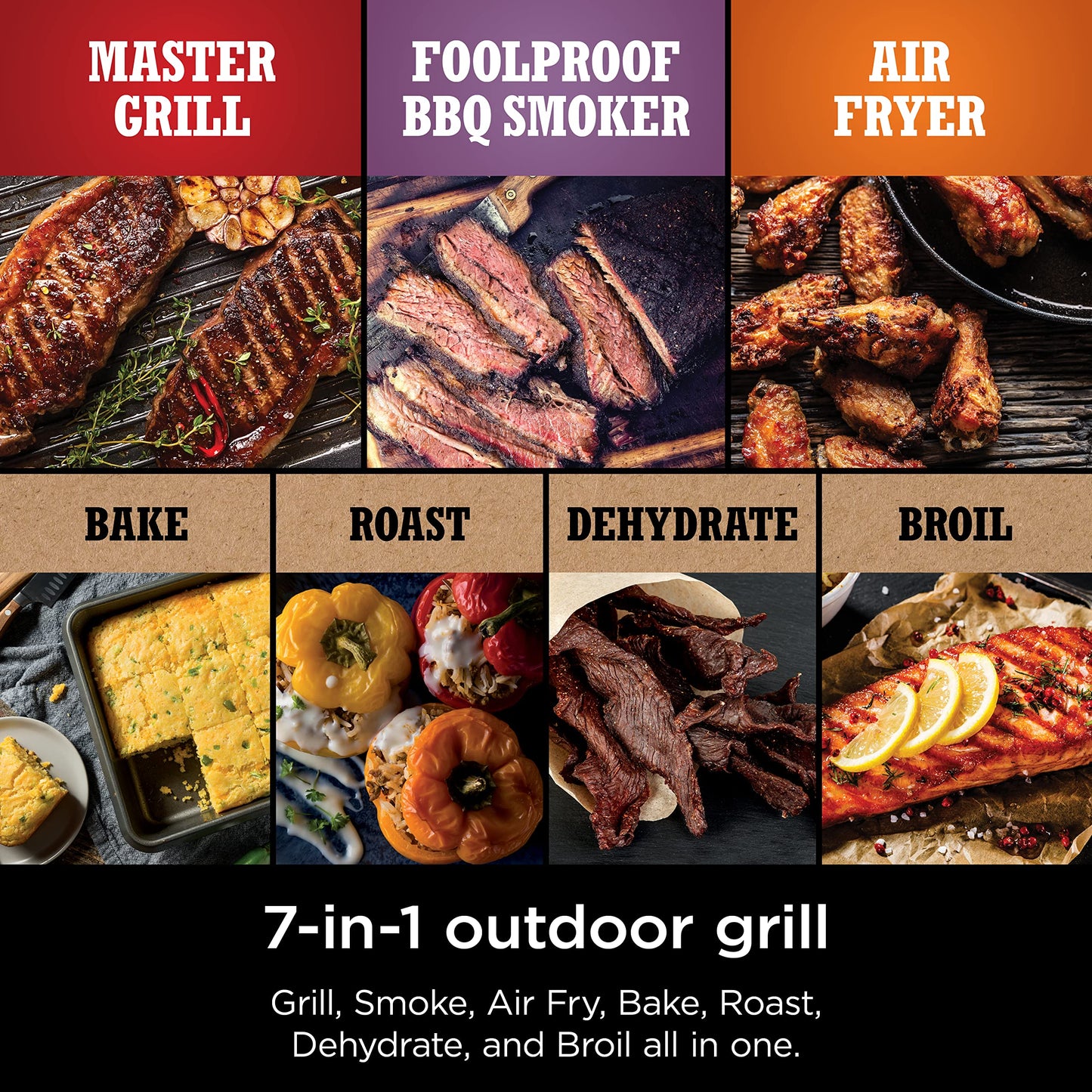 Ninja 7-in-1 Woodfire Grill & BBQ Cooker