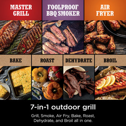 Ninja 7-in-1 Woodfire Grill & BBQ Cooker