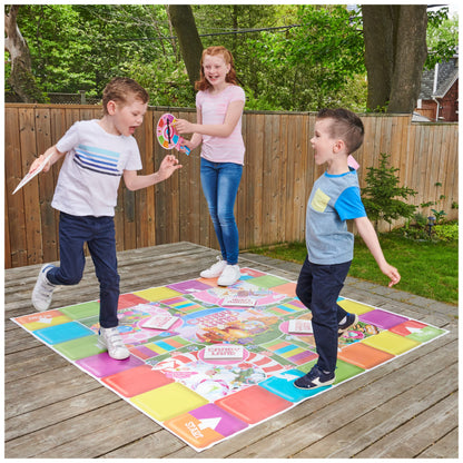 Spin Master Games, Giant Candy Land Game, Activity Game, Kids Party Board Game, Indoor & Outdoor Board Game, Christmas Gifts for Kids, Ages 4+