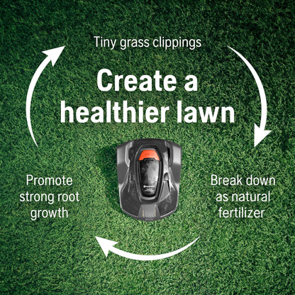 Husqvarna Automower 430XH Robotic Lawn Mower with GPS Assisted Navigation, Automatic Lawn Mower with Self Installation and Ultra-Quiet Smart Mowing Technology for Medium to Large Yards (0.8 Acre)