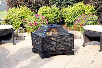 Pleasant Hearth 26-Inch Deep Wood Fire Pit