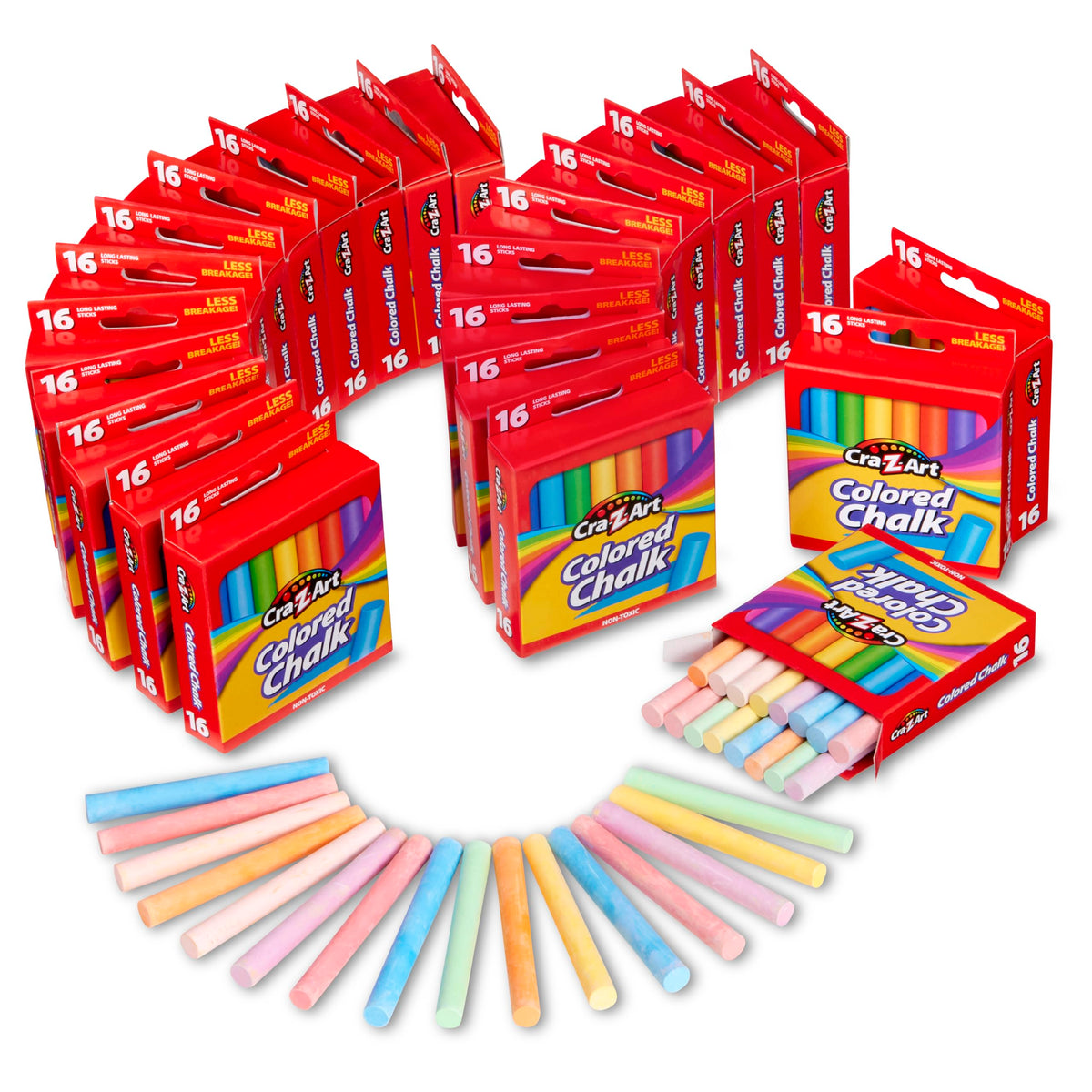 384 Count Cra-Z-Art Bulk Chalk Sticks