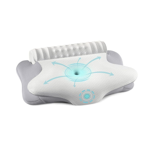 Ergonomic Memory Foam Neck Pillow for Pain Relief