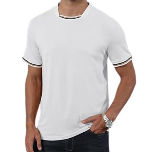 Men's Casual Short Sleeve Crew Neck T-Shirt