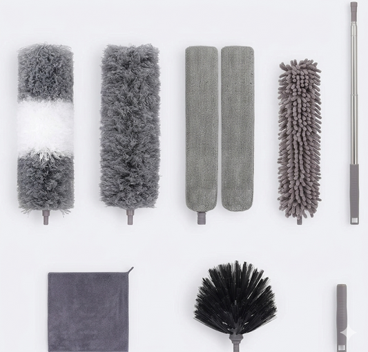 9 Pack Extendable Microfiber Duster Set