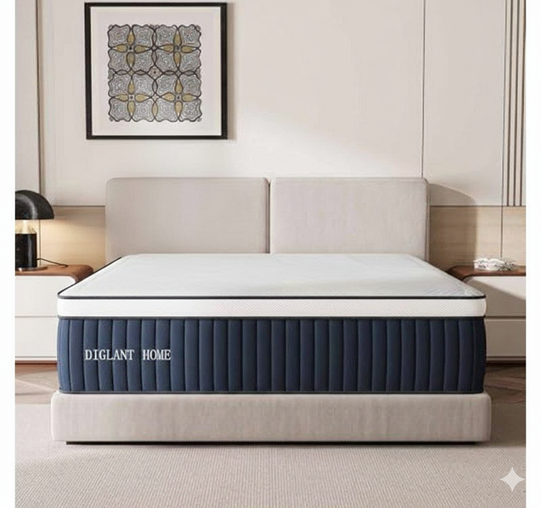 Queen 14-Inch Euro Top Hybrid Mattress