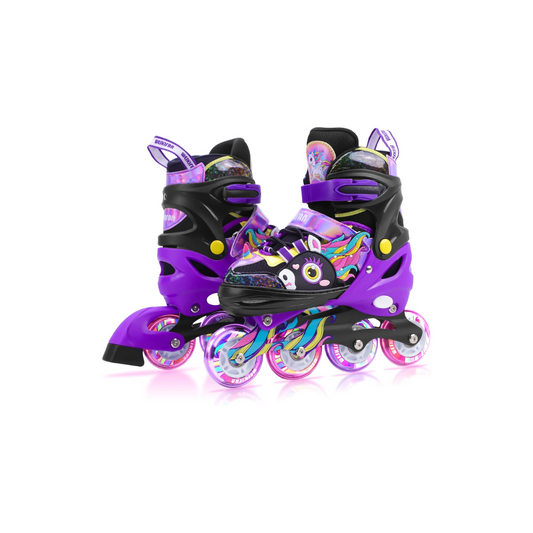 WESKIFAN Unicorn Inline Skates with Light Up Wheels