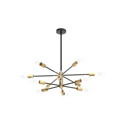RUIYEY 12-Light Modern Sputnik Chandelier