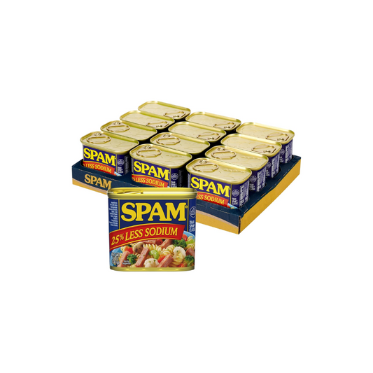 SPAM Less Sodium Canned Meat, 12 Oz Pack