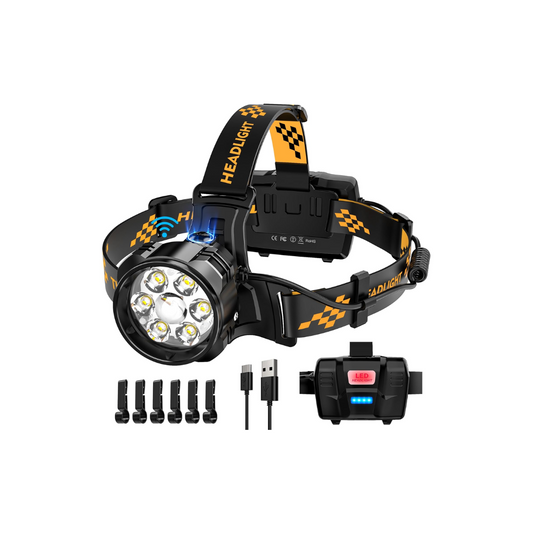 150000 LM Motion Sensor Headlamp for Outdoor