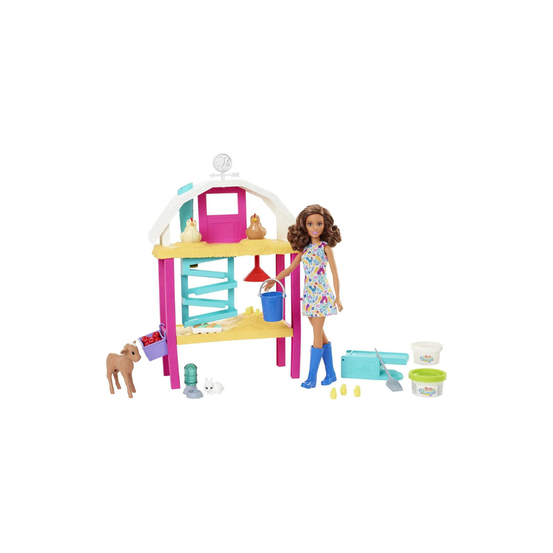 Barbie Egg Farm Playset with Farmer Doll & Animals