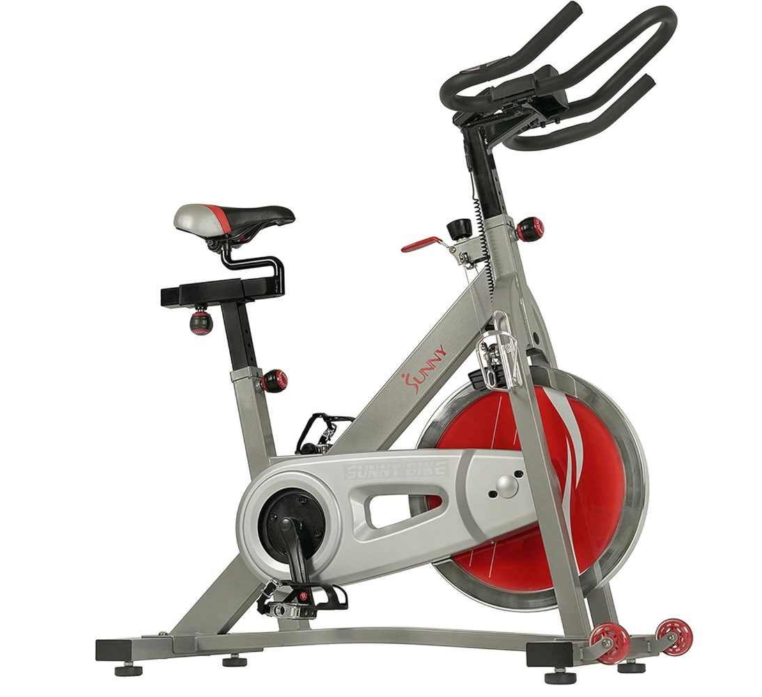 Sunny Health & Fitness Indoor Cycling Bike with Display