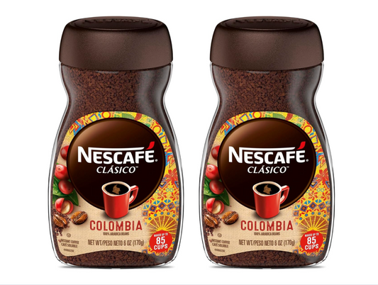 Nescafe Clasico Colombia Medium Roast Instant Coffee 6oz (Add 2 To Your Cart)