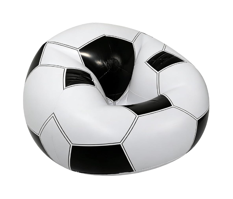 Inflatable Soccer Ball Chair Bean Bag Sofa