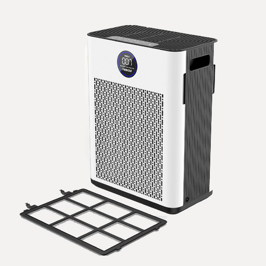 Air Purifier,FRESHDEW Air Purifiers for Home Up to 2300ft² With Smart WiFi,Air Sensors,Double-sided Air Inlet,H14 True HEPA Air Washable Filters,Odor,Smoke,Dust,Pollen,Pet Dander with Timer 22dB