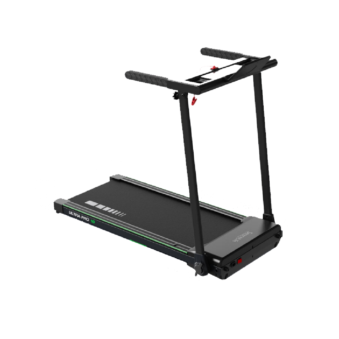 SereneLife Compact Folding Treadmill with 2.5HP Motor - Walking Pad with Integrated Smart App Functionality | Space-Efficient Design | Advanced LED Metrics Display - Compatible with Fitness Apps