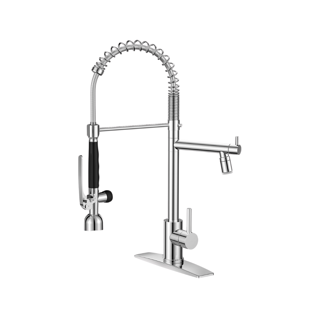 FORIOUS LED Pull Down Kitchen Faucet
