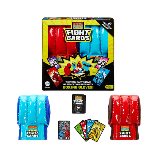 Mattel Games Rock 'Em Sock 'Em Robots Card Game
