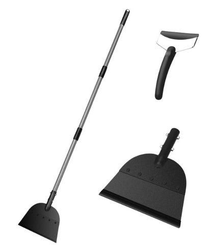 REAPALOT Stainless Steel Snow Shovel for Driveway