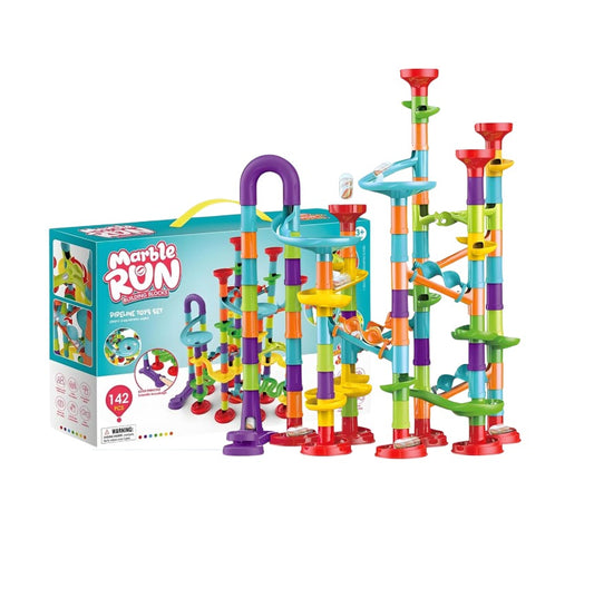 172 Pcs Marble Run STEM Toy for Kids