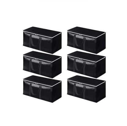 6 Pack Heavy-Duty Moving Bags with Straps